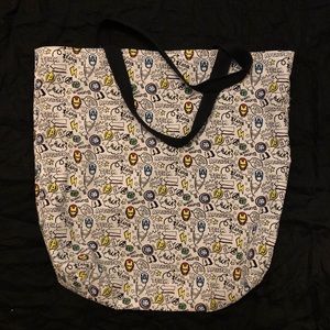 Handmade Avengers Marvel Tote Bag (white)